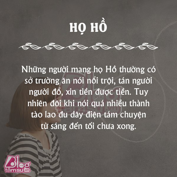 Xem ý nghĩa của 35 "Họ" trong tên của bạn là gì?