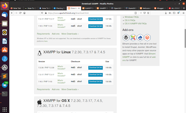 Tutorial Cara mengintall Linux Apache + MariaDB + PHP + Perl (LAMPP) di Linux Ubuntu 20.04 