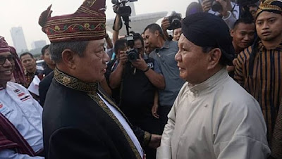 SBY Meninggalkan Deklarasi Kampanye Damai, Ini Pendapat Prabowo