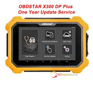 obdstar X300DP plus has one-year-free update  obdexpress.co.uk 