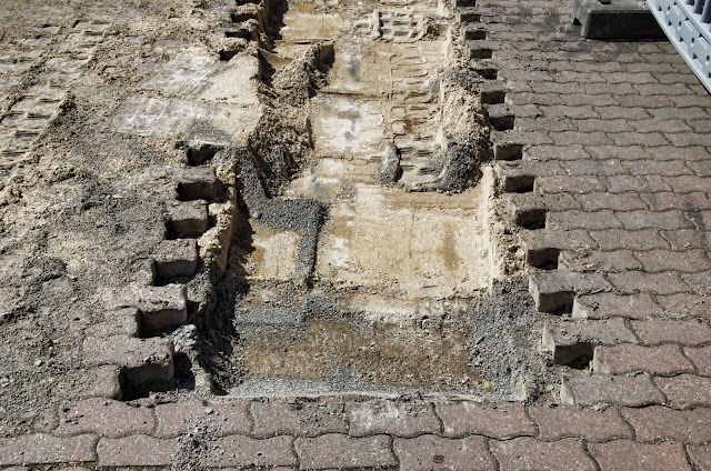 Baustelle Wasserkaskaden am Fernsehturm, Neptunbrunnen, Karl-Liebknecht-Straße 8, 10178 Berlin, 16.04.2014