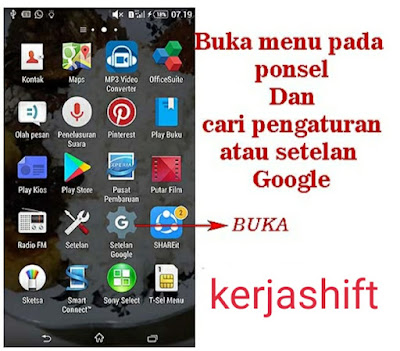 Cara membuat akun google baru di hp Vivo