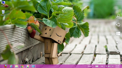 Danbo Doll Windows 7 Theme