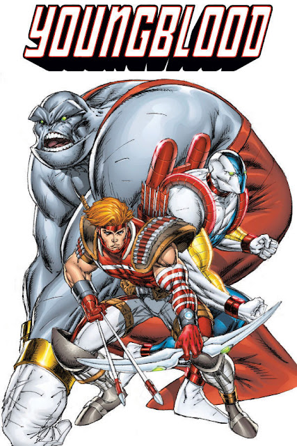 Dibujo de Youngblood por Rob Liefeld