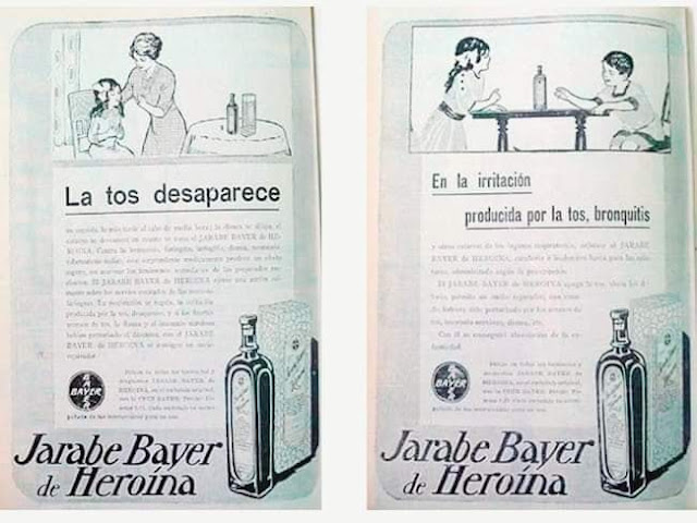 Jarabe Bayer de Heroína, la tos desaparece