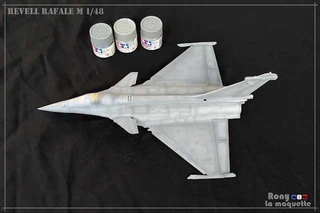 Maquette du Rafale M de Revell au1/48.
