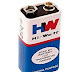 Hw 9v Hi-Watt Battery Pack Of 1