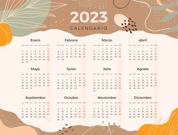 Calendario annuale 2023