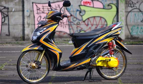 Top modifikasi honda mio soul