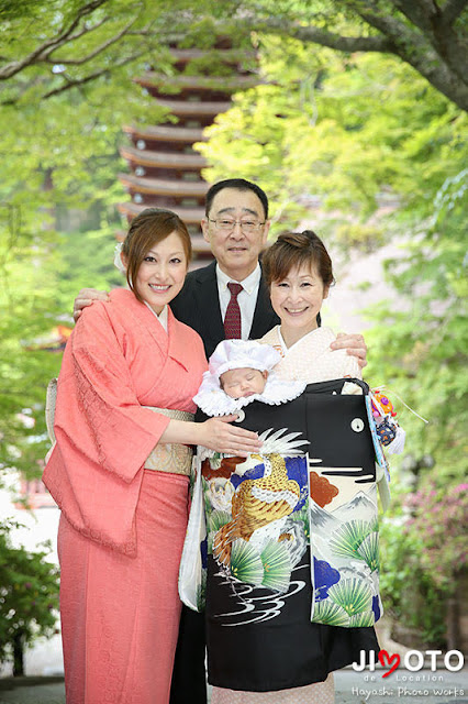 談山神社でのお宮参出張撮影