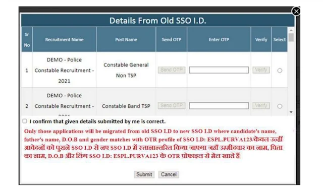 Move Application Form from old SSO