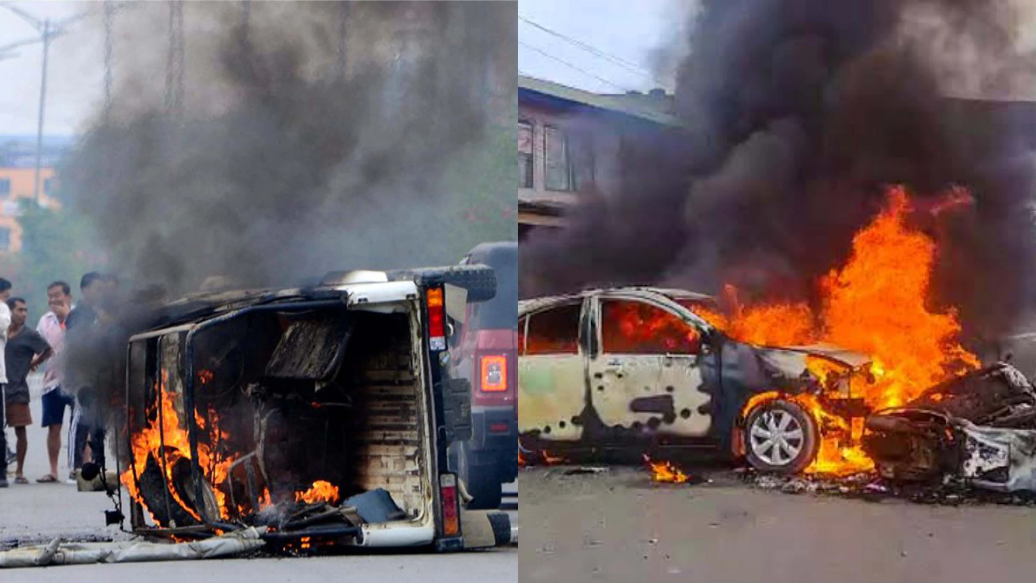 Current situation in Imphal, Manipur as of today