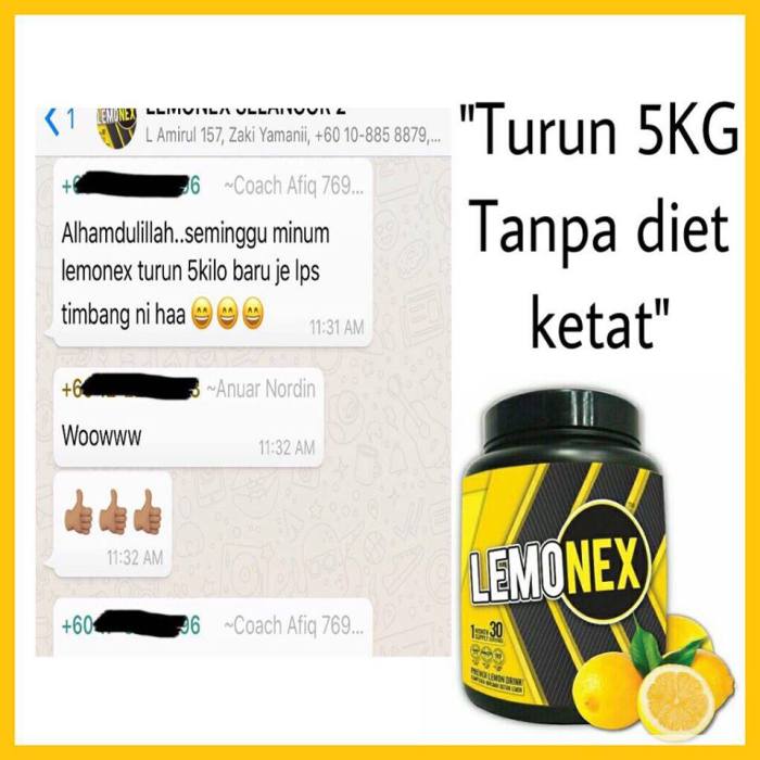 Ubat Kuruskan Badan: Lemonex