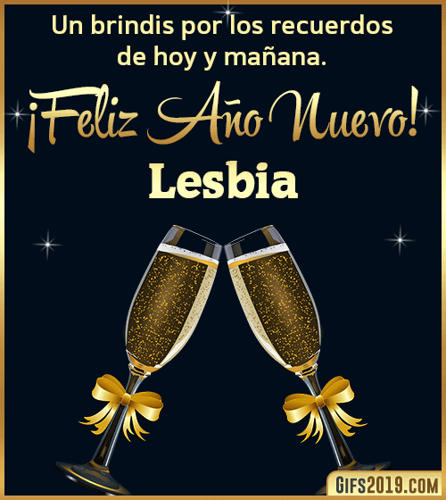 Brindis de feliz año nuevo lesbia Brindis de feliz año nuevo lesbia