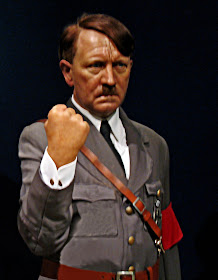 wax sculpture of Hitler at Tussauds