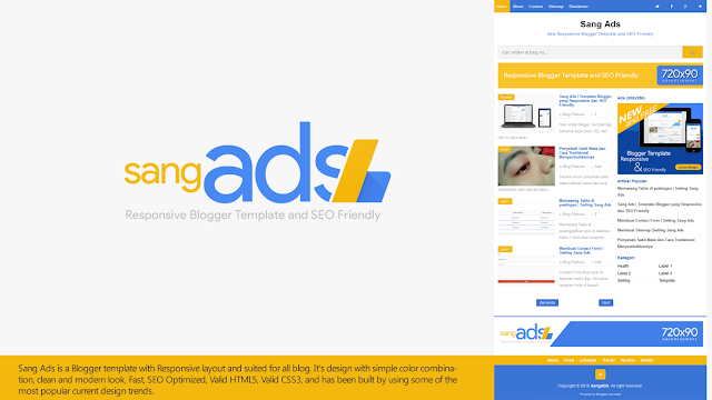 Sang Ads | Template Blogger yang Responsive dan SEO Friendly