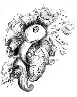 Koi Fish Tattoo Designs Sketch Collection 10