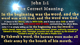 John 1:1 The Correct Meaning.