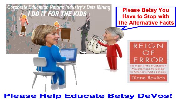 Image result for big education ape alternative facts devos