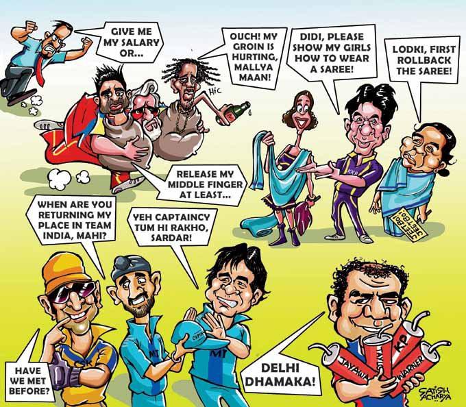 IPL toons -Funny Side of IPL