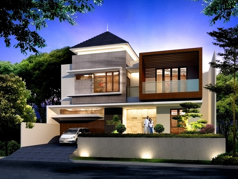 Desain Rumah Tingkat 2 Minimalis Modern  Architecture Design