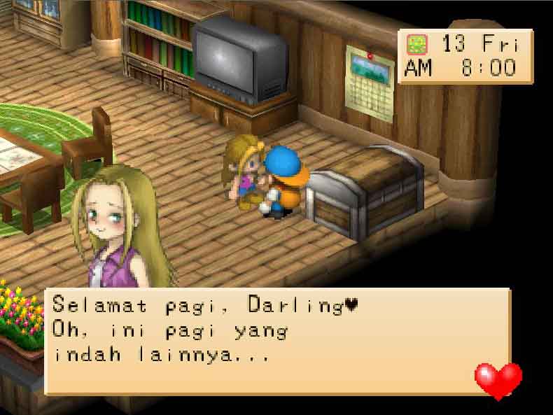 Harvest Moon Back To Nature Bahasa Indonesia PS1 ISO
