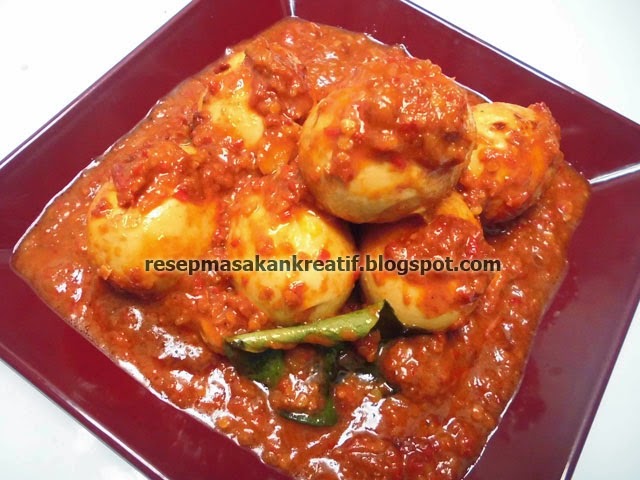 RESEP TELUR BUMBU BALI PEDAS ENAK - Aneka Resep Masakan 