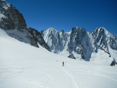 ski de randonnée au col du Tour Noir Manu RUIZ