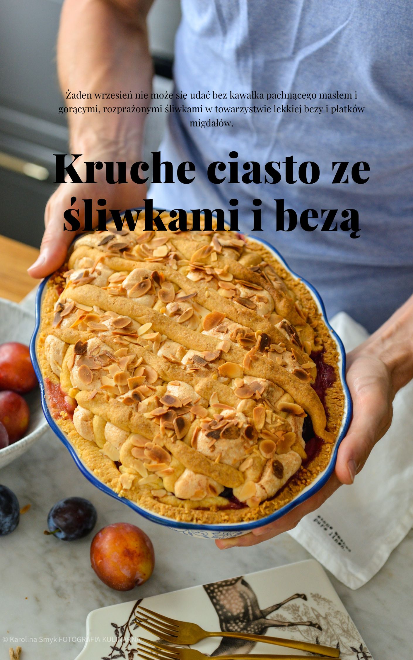 ciasto na jesień ze śliwkami