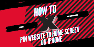 How to Pin Website to Home Screen on iPhone