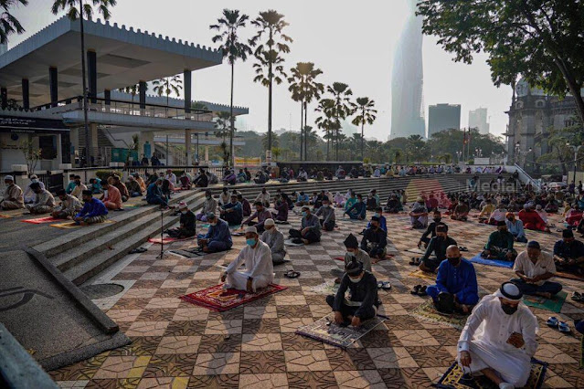 Penerima 2 dos vaksin diutamakan solat Aidiladha