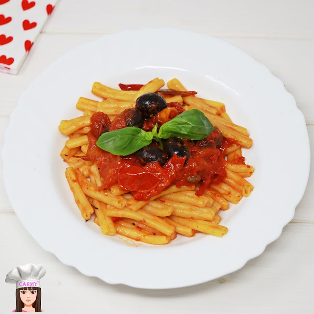 pasta con i peperoni