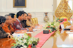 KPU Menghadap Presiden Jokowi 
