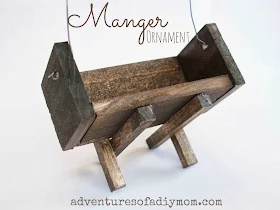 DIY Manger Ornament