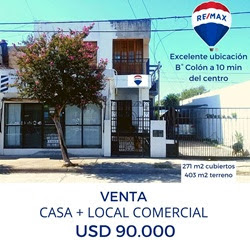 casa con local comercial barrio colon