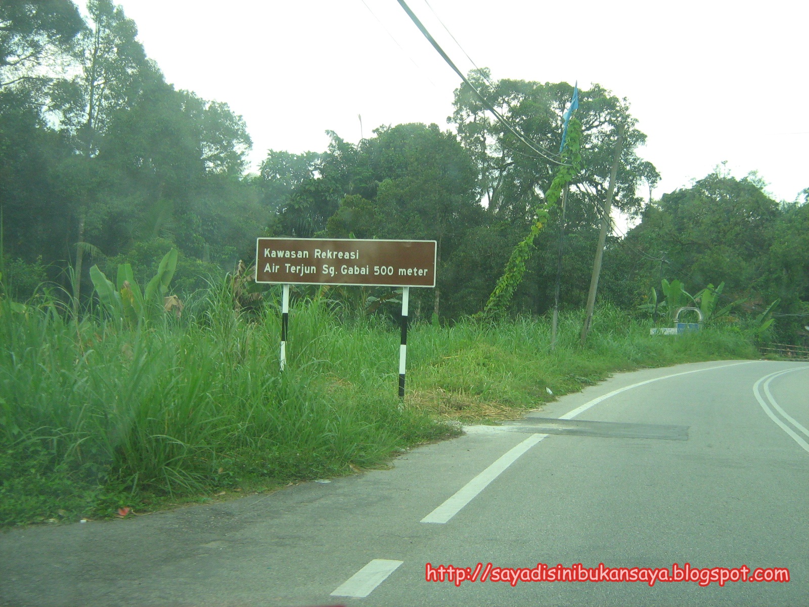 BukanSayaDisini: SAYA di Air Terjun Sungai Gabai