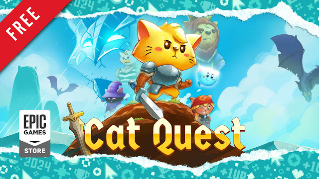 cat quest free pc epic games store 2017 open-world action role-playing game rpg gentlebros pqube kepler interactive