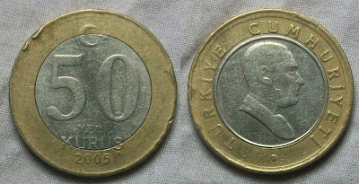 turkey 50 kurus 2005