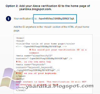 cara mendaftar alexa.com, cara daftar alexa, alexa verifikasi, cara menverifikasi blog di alexa, tips blog, daftar alexa, alexa gratis