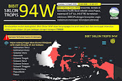 BMKG Deteksi Bibit Siklon Tropis 94W, Begini Dampaknya Bagi Indonesia