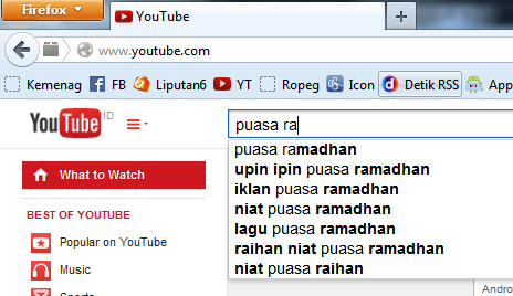 DOMINASI PAGE ONE DI YOUTUBE