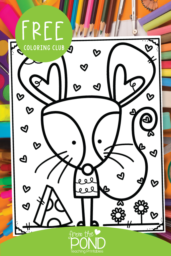 Free Mouse Coloring Pages To Download