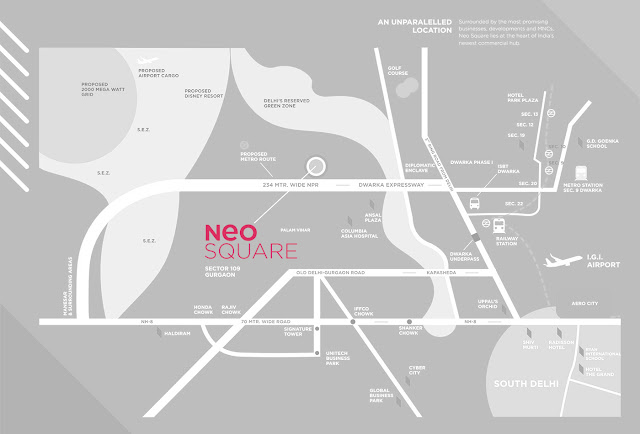 Neo Square Location Map