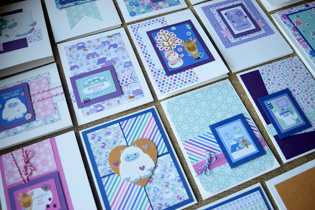 Cards using Doodlebug Winter Wonderland by Jess Crafts