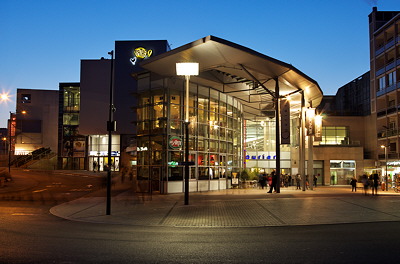 Courier mall in Annecy