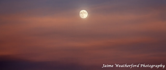 Moonrise Awbrey Butte Bend oregon Fall sunset Jaime Weatherford