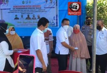 Kapolsek Polut Pimpin Pengamanan Kunjungan Bupati Takalar di Desa Lassang  