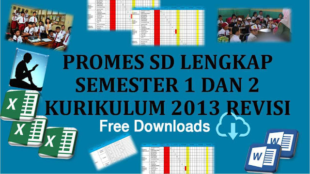 PROMES SD KURIKULUM 2013 (K13) REVISI 2018 (SIAP PRINT!)