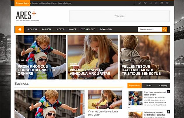  Its High User Friendly Blogger Template Ares Responsive Blogger Template