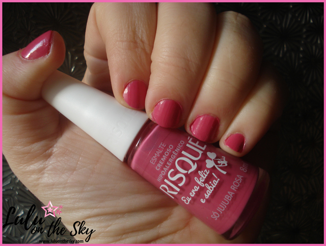  Esmalte Risqué Só Jujuba Rosa